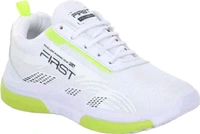 Josmos SPY FAST Trenddy Tainer Lace-ups Sporty Casuals Running Shoes For Men (White) - 8, White