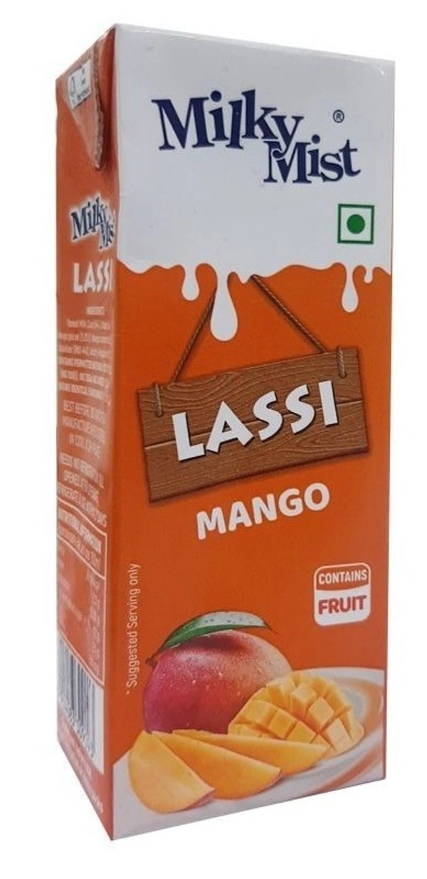 Milky Mist Lassi Mango Tetra Pack, 200 ml - 200-ml