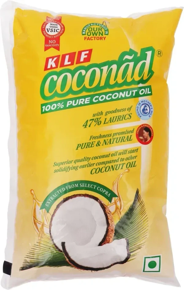 Klf KLF Coconad 100% Pure Coconut Oil, 1 ltr