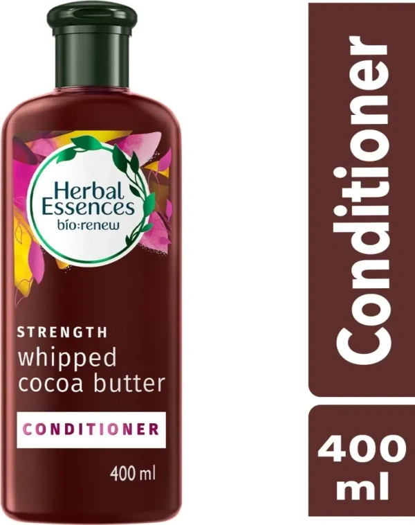 Herbal Essences bio:renew Vitamin E with Cocoa Butter Conditioner  No Parabens No Colourants, 400 ml - 400 ml
