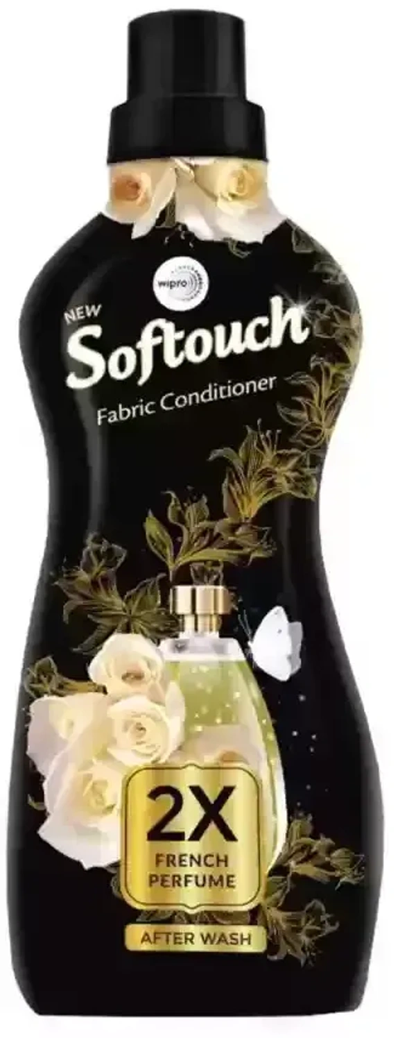 Softouch Fabric Conditioner Black 2x French Perfume, 400 ml - 400 ml