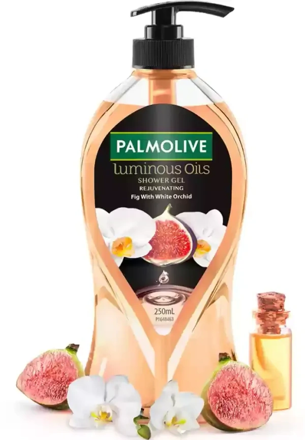 Palmolive Luminous Oils Shower Gel Oil With White OrchID Fig, 250ml - 250ml