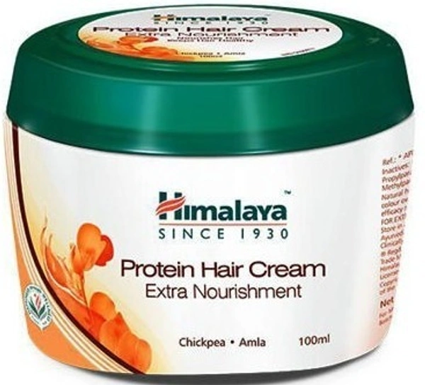 Himalaya Protein Hair Cream Extra Nourishment Chickpea Amla, 100 ml - 100 ml