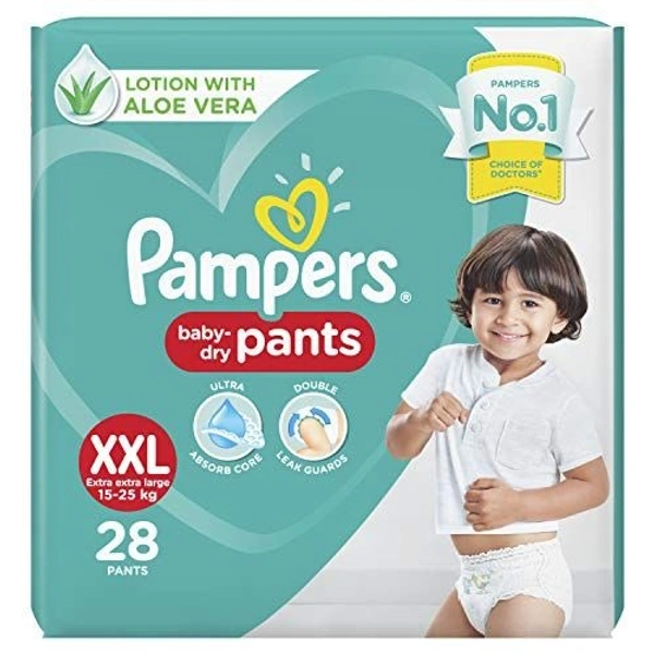 Pampers Baby Diapers Pants (XXl-28Pants) - 28 Nos