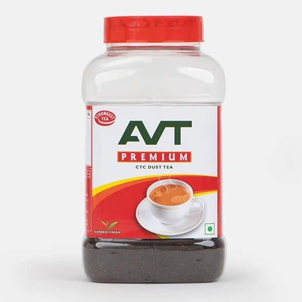 AVT Premium CTC Dust Tea Jar, 500g - 500g