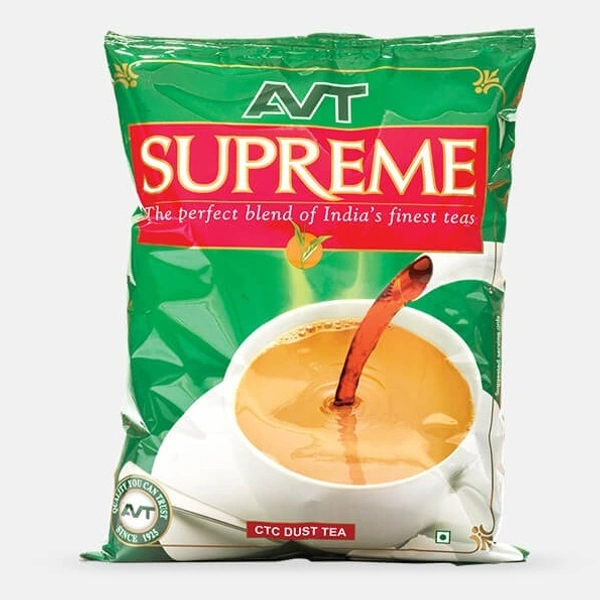 AVT Supreme  CTC Dust Tea, 1Kg Pouch - 1Kg