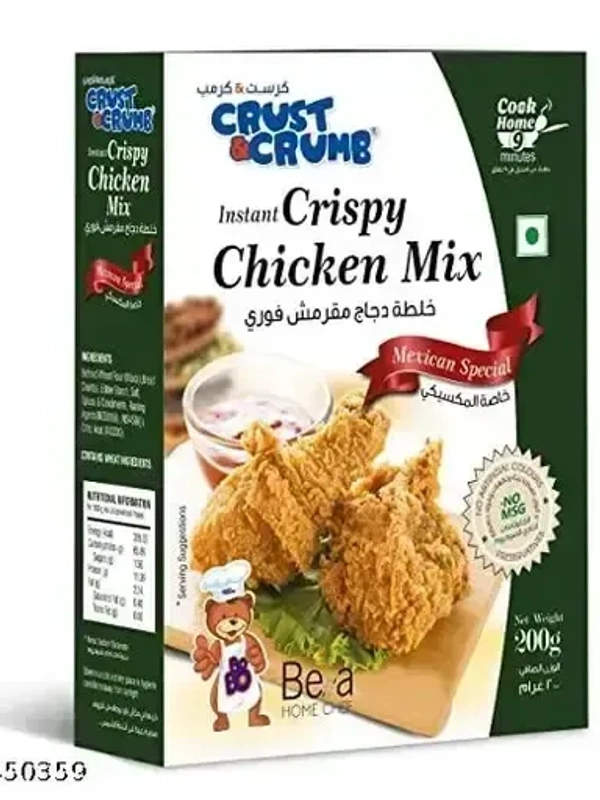 Crust & Crumb Crust&Crumb Crispy Chicken Mix Mexican Special Carton, 200gm - 200gm