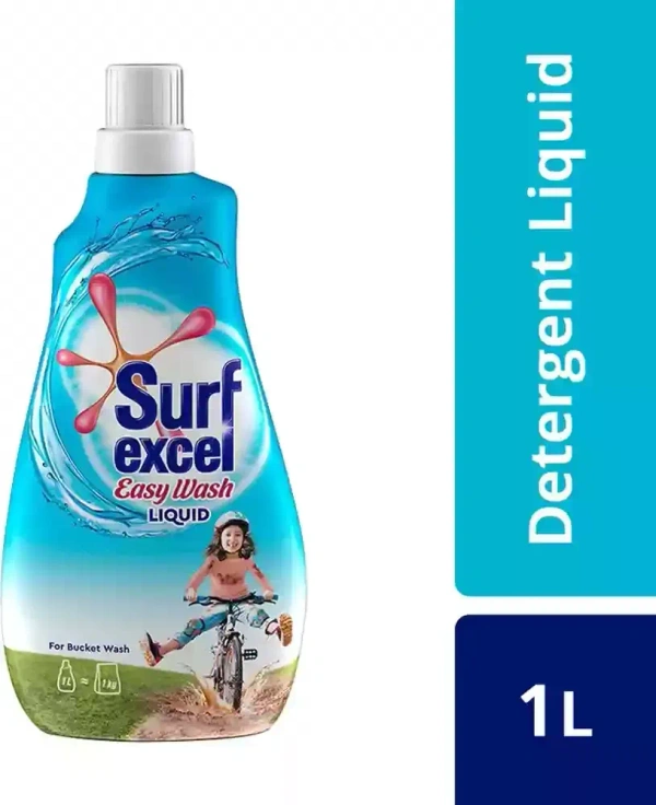 Surf Excel Easy Wash Detergent Liquid, 1 ltr - 1 Ltr