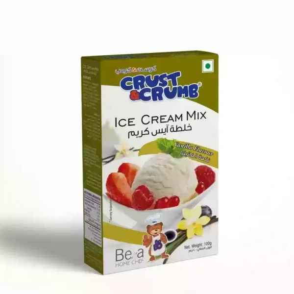 Crust & Crumb Ice Cream Mix Vanilla Powder, 100g - 100g