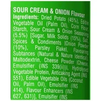 Pringles Potato Crips Price Sour Cream and Onion Flavour, 147g - 147g