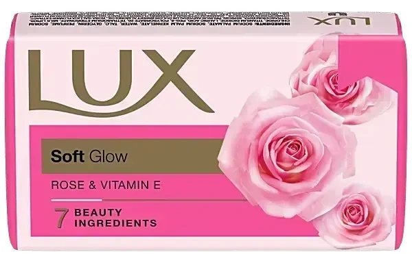 Lux Bathing Soap Soft Glow Rose& Vitamin E, 51g - 51g
