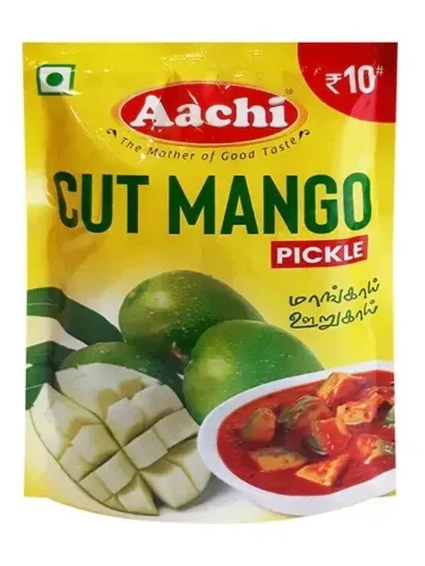 Aachi Cut Mango Pickle Pouch, 50g - 50g