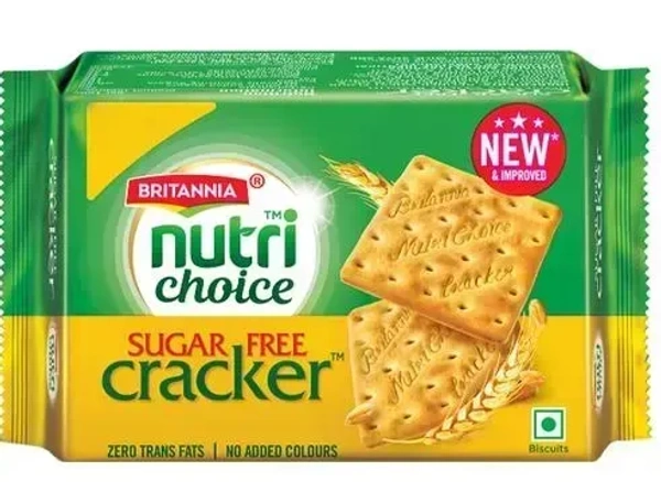 Britannia Biscuits Nutri Choice Sugar Free Cracker, 100g - 67g