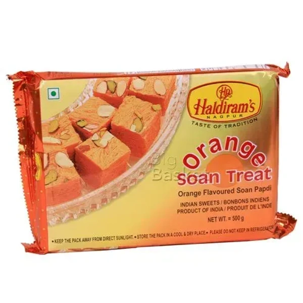 Haldiram's Soan Papdi Orange, 500g - 500g