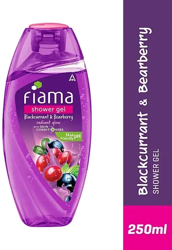 Fiama Shower Gel Black Current& Bearberry, 250 ml - 250 ml