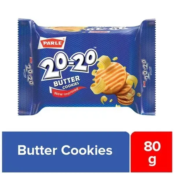Parle 2020 Butter Cookies, 80g - 80g