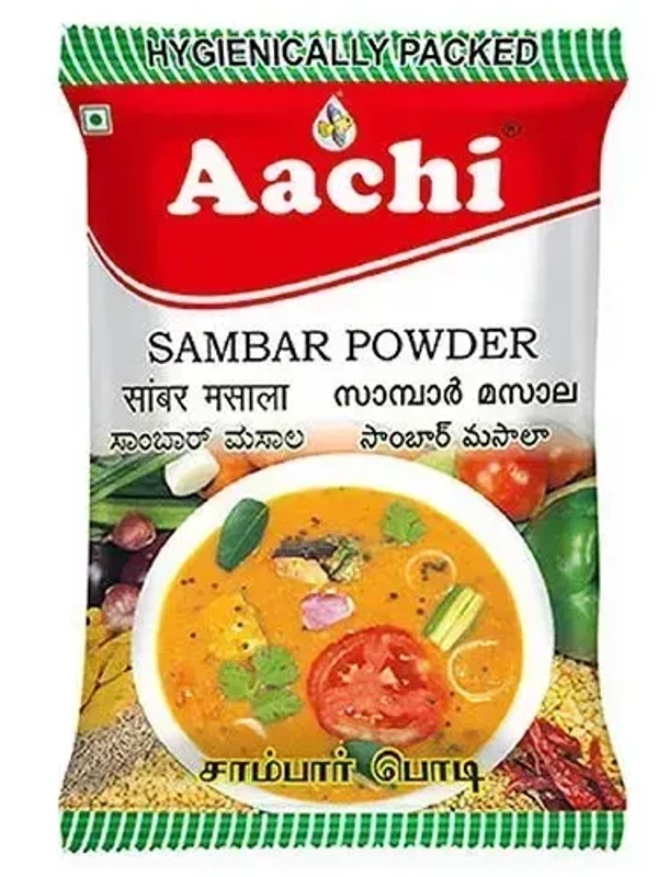 Aachi Sambar Powder Pouch, 100g - 100g