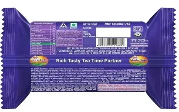 Marie Light Sunfeast Marie Light Biscuits Active, 81g - 71.7g