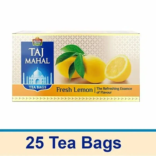 Taj Mahal Tea Bags - Fresh Lemon, 25 Bags - 25 Bags