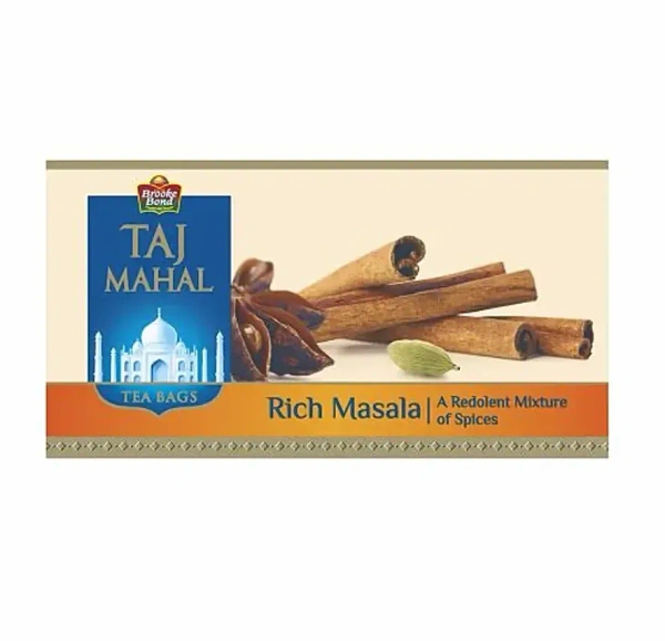 Taj Mahal Rich Masala Tea  Bags, 25 Bags - 25 Bags