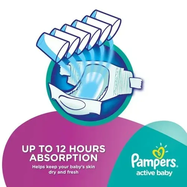 Pampers Active Baby 5 Star Skin Comfort Small 3-8 Kg (46 Pants)