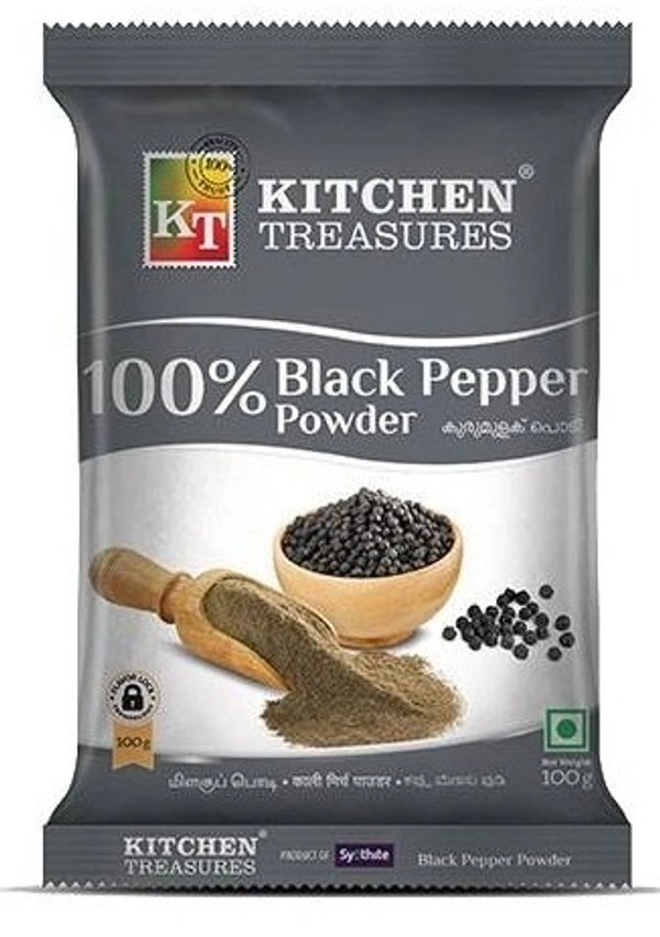 Kitchen Treasures Black Pepper Powder, 100g - 100g