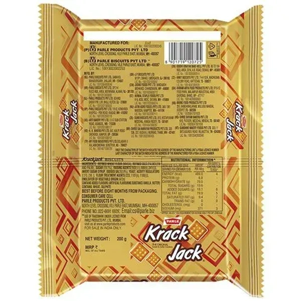 Parle Krack Jack The Original Sweet& Salty Crackers, 200g - 200g