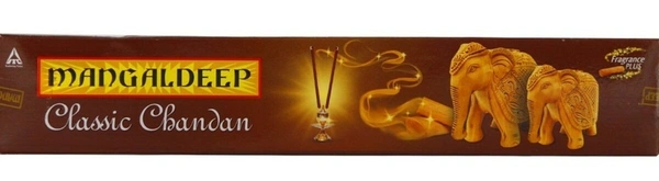 Mangaldeep Classic Chandan Fragrance, 12 Stick - 12 Stick