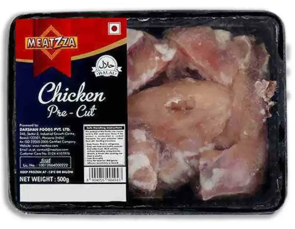 Meatzza Chicken Precut, 500g - 500g
