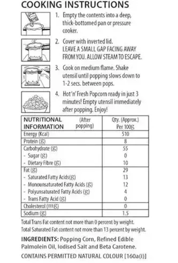 Act II Popcorn Golden Sizzle Pack of 3x60g, 180g