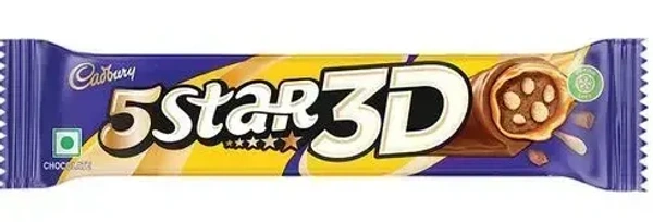 5 Star Cadbury 5 Star Chocolate Bar 3D, 42g