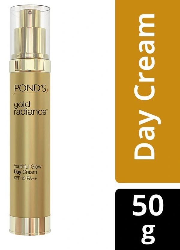 Pond's Ponds Gold Radiance Youthful Glow Day Cream  SPF15 PA++, 50g - 50g