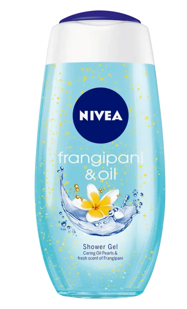 Nivea Shower Gel Frangipani Oil, 250ml - 250ml