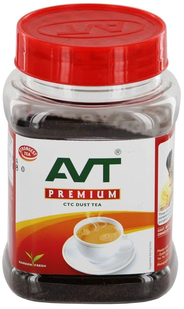 AVT  Premium CTC Dust Tea, 250g Bottle - 250g