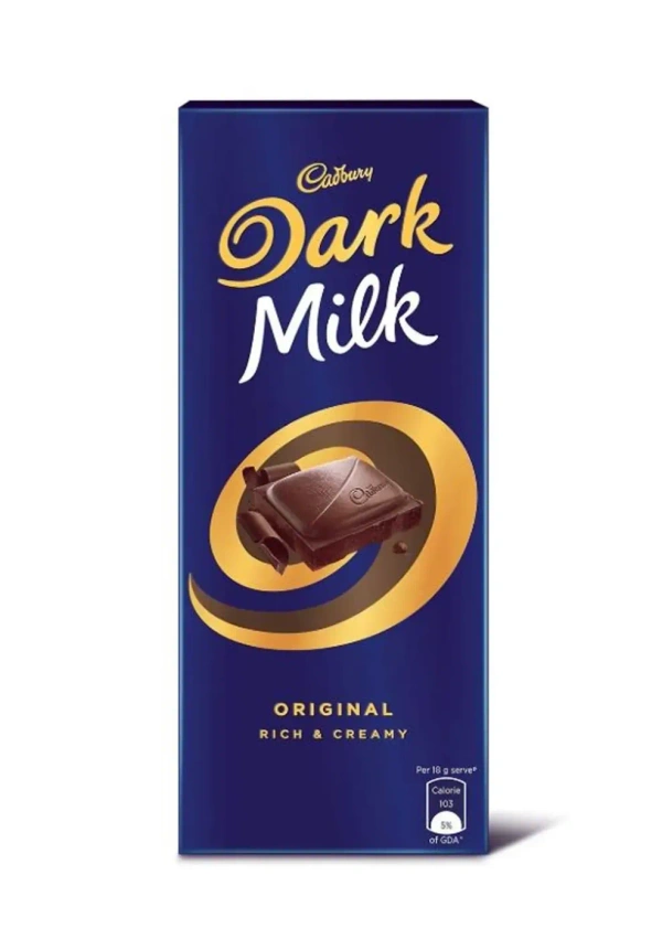 Cadbury Dark Milk Original Rich Creamy, 150g - 150g