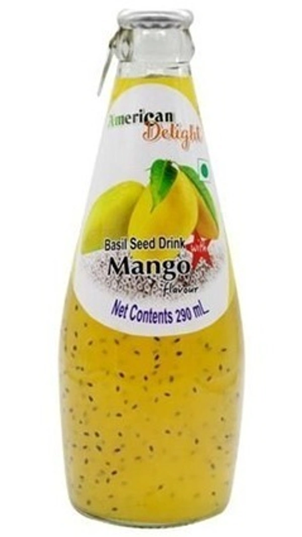 American Delight American Choice Mango Basil Seed Drink, 290ml