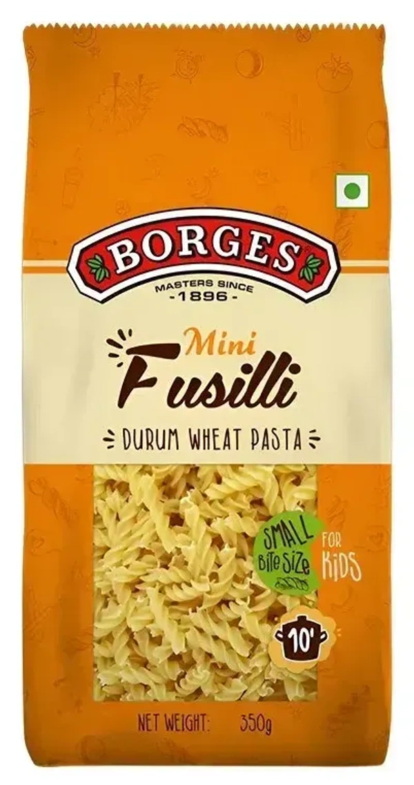 Borges Mini Penne Rigate Pasta, 350g - 350g