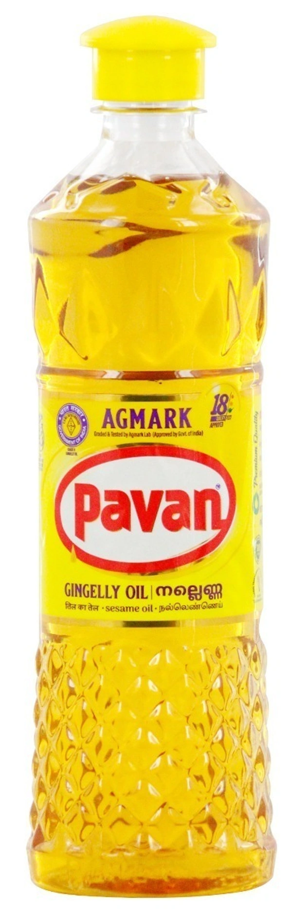 Pavan Agmark Gingelly Oil, 500 ml - 500ml