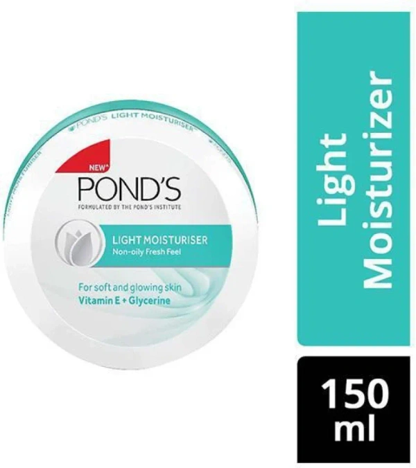 Pond's Light Moisturiser Vitamin E + Glycerin, 148g - 148g