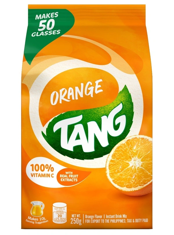 Tang Instant Drink Mix - Orange Flavor 250g - 250g