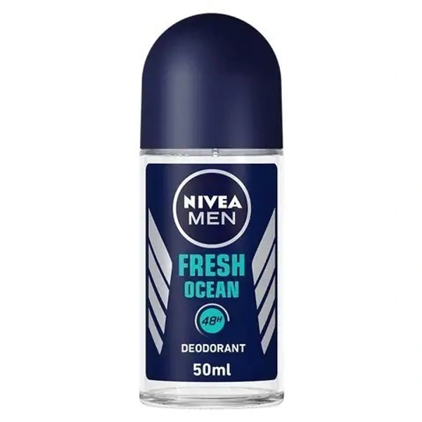 Nivea Men Fresh Ocean Aqua Deodorant Roll On, 150ml - 150ml
