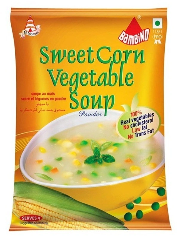 Bambino Sweet Corn Soup Powder Veg 200g - 200gm