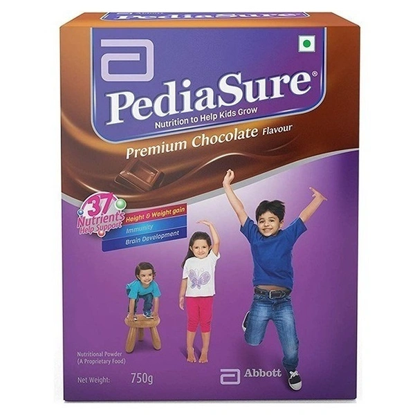 PediaSure Premium Chocolate Flavour (Nutrition Drink Powder 750g, Carton - 750g