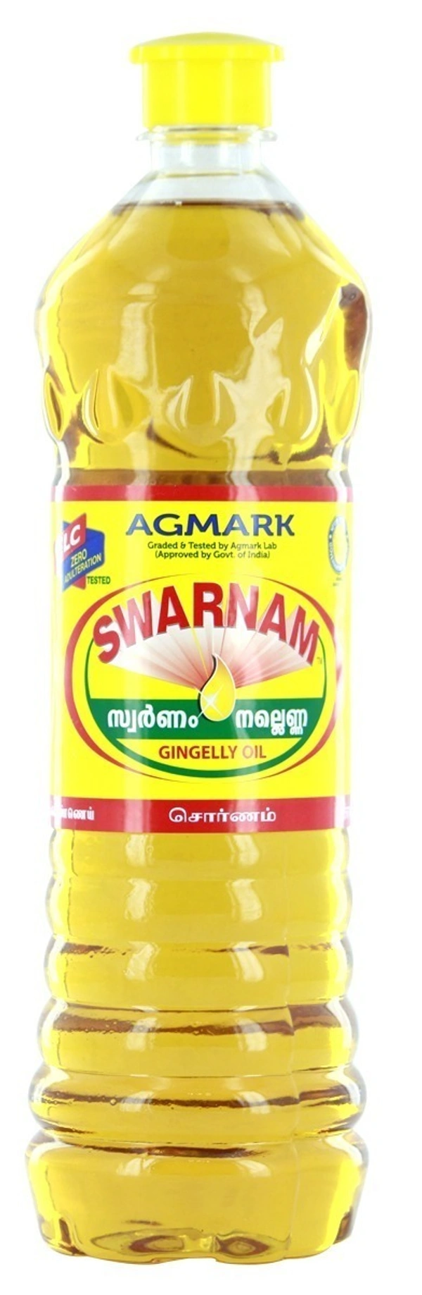 Swarnam Agmark Gingelly Oil Bottle, 1 ltr - 1Ltr