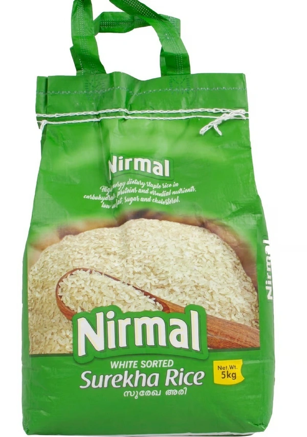 Nirmal White Sorted Surekha Rice, 5 kg - 5 kg