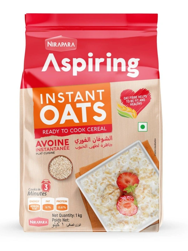 Nirapara Oateo Instant Oats, 400g - 400g