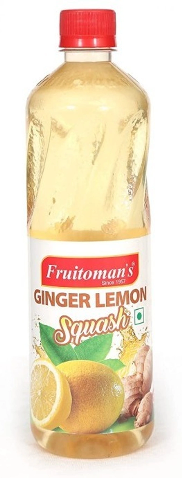 Fruitoman's Ginger Lemon Squash, 700ml - 700ml