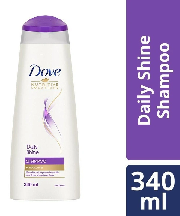 Dove Daily Shine Shampoo For Dull Hair 340ml - 340ml