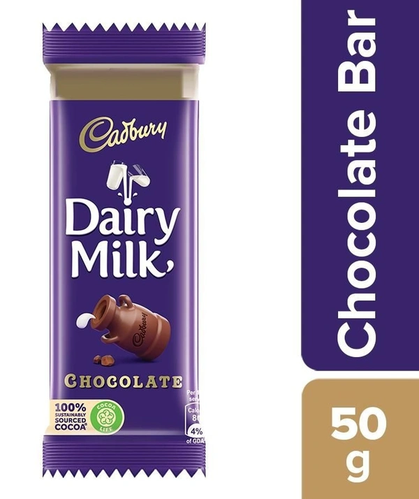 Cadbury Diary Milk Chocolate, 50g - 50g