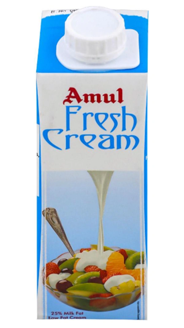 Amul Fresh Cream - 250 ml - 250-ml